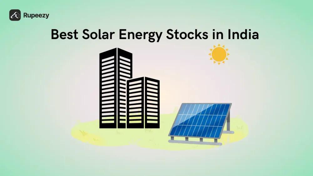 Best Solar Energy Stocks in India Illustration