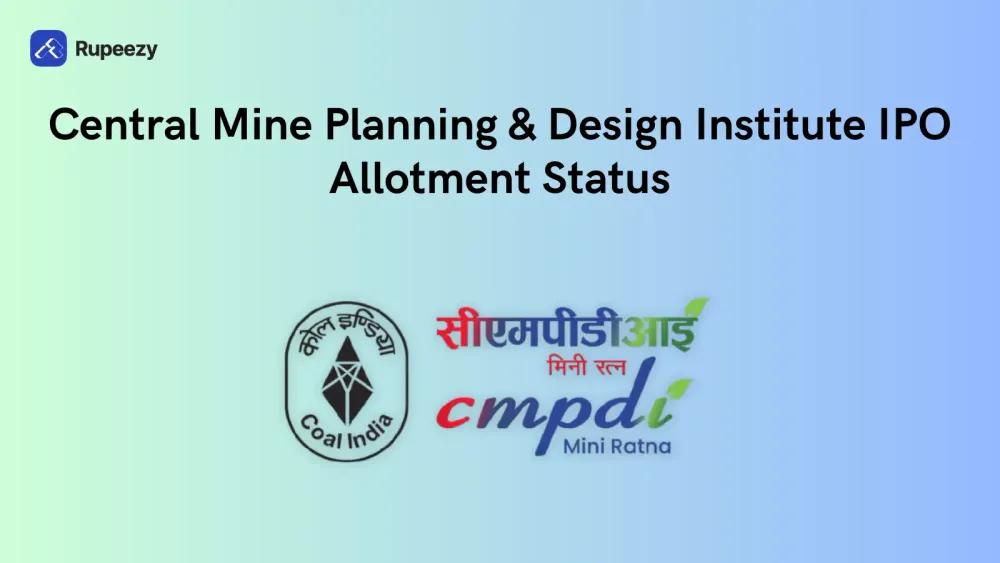 CMPDI IPO Allotment Status Illustration