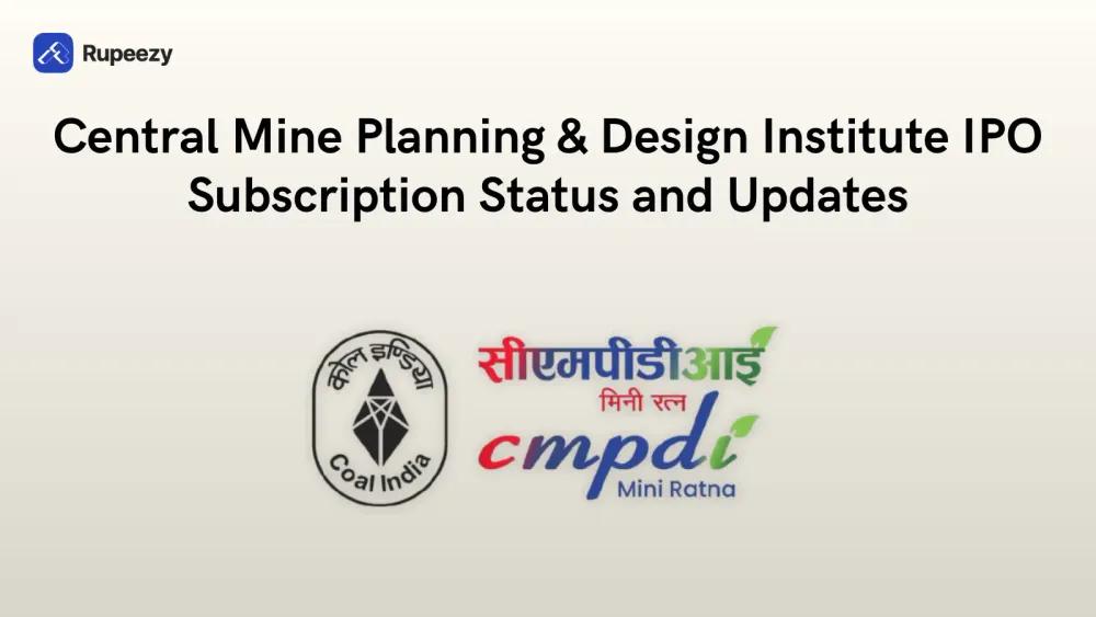 Central Mine Planning & Design Institute IPO Subscription Status Illustration