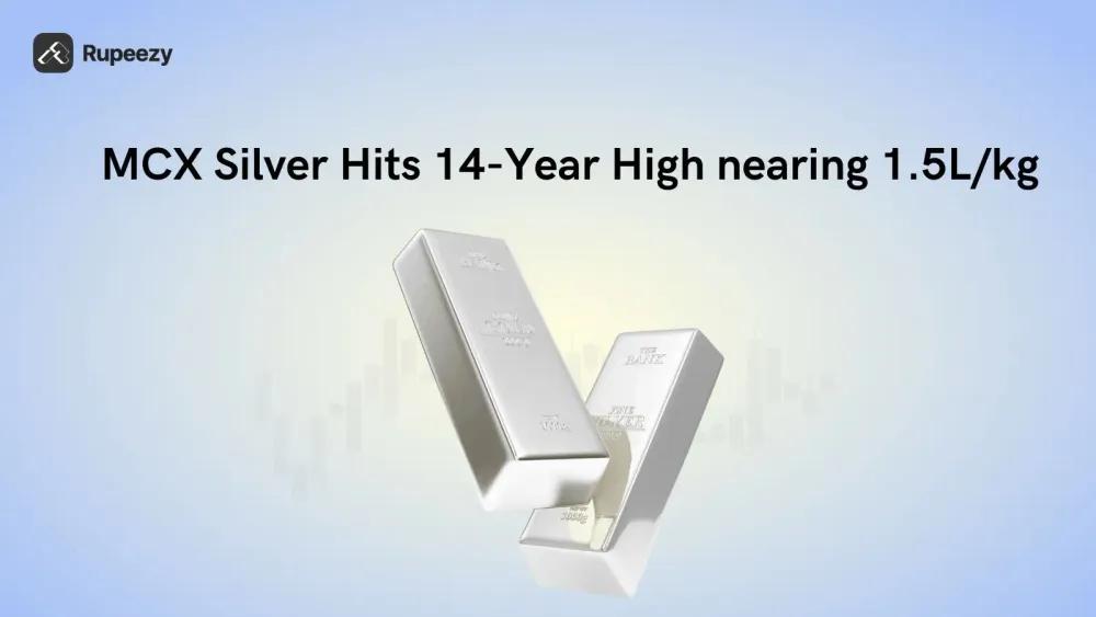 MCX Silver Hits 14-Year High, Nears Rs 1.5 Lakh per Kg