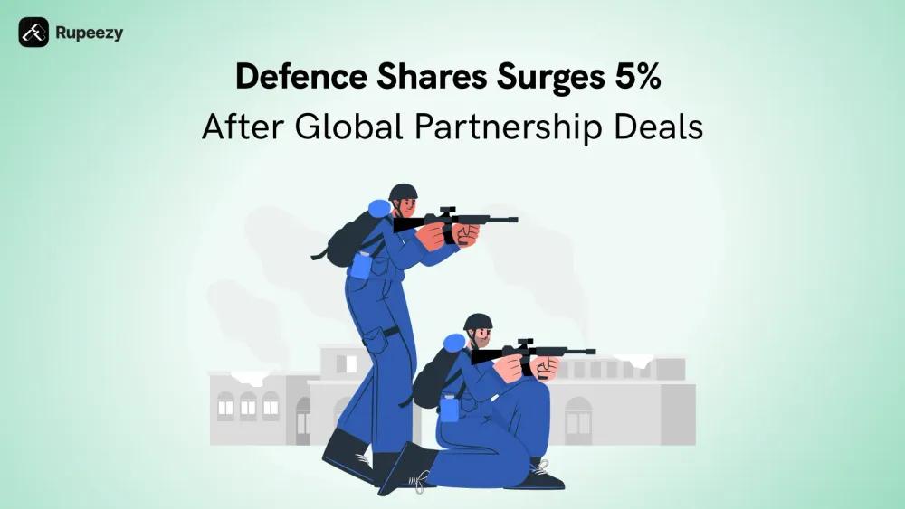 Defence shares surge 5% after global partnership deals