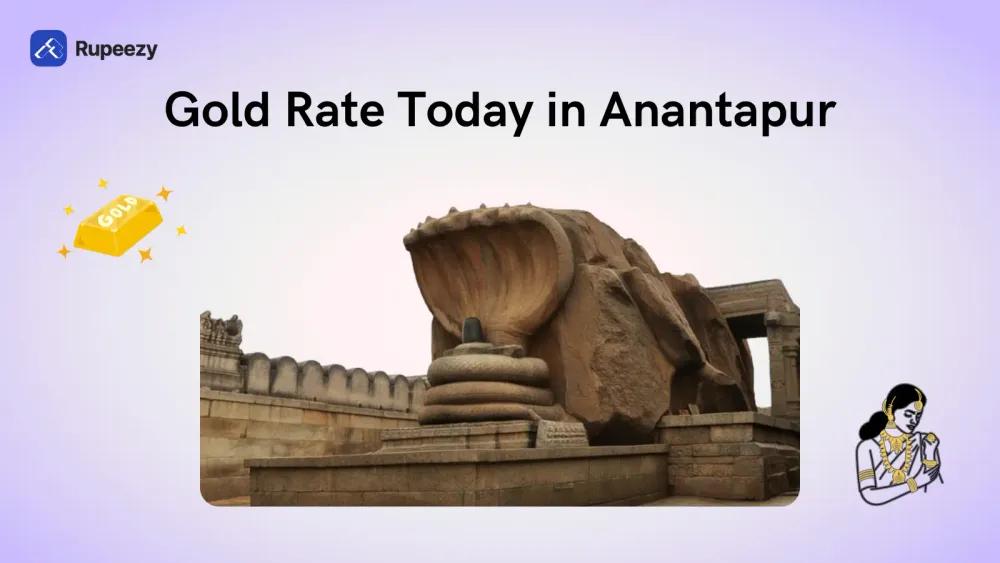 Gold Rate Today in Anantapur Illustration
