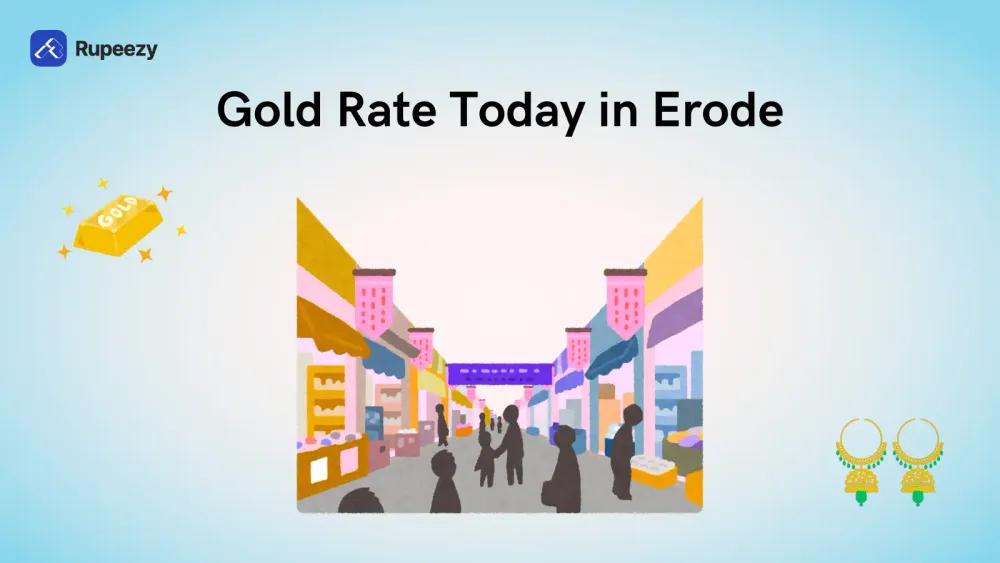 Gold Rate Today in Erode Illustration