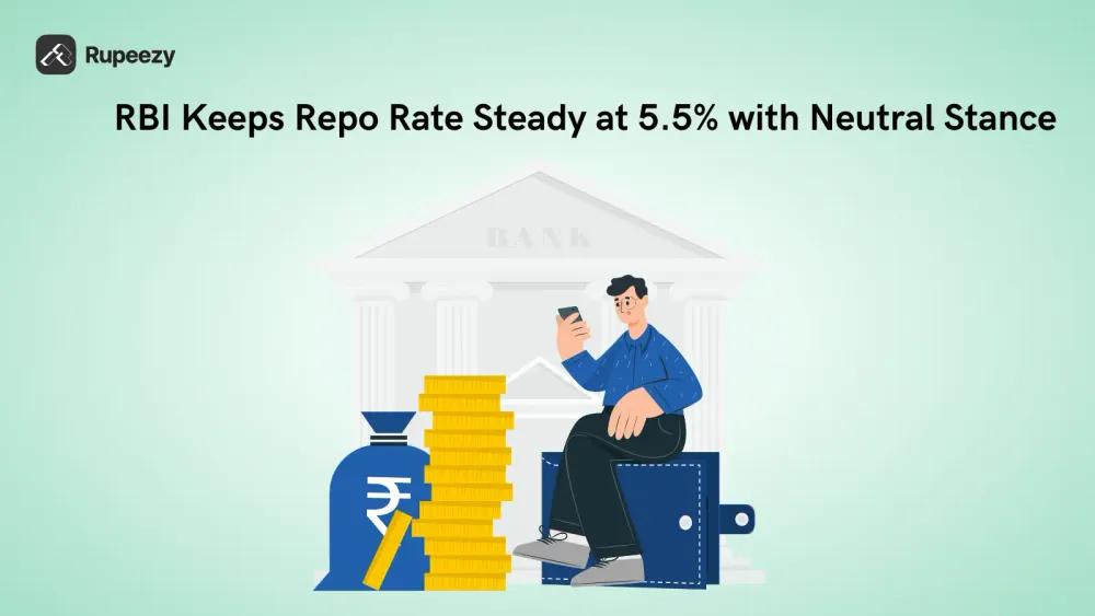 RBI Keeps Repo Rate Steady at 5.5% in August, Retains Neutral Stance