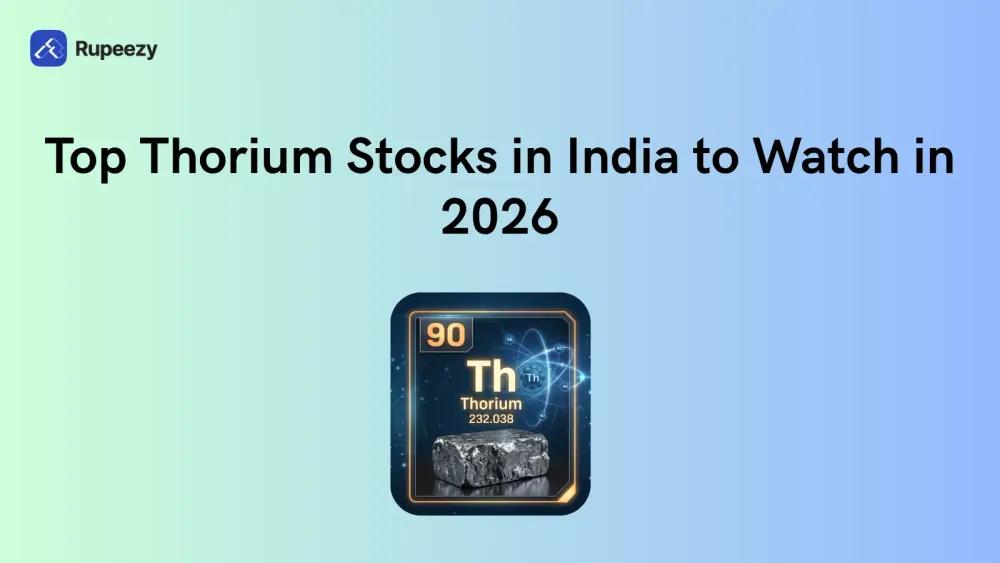 Top Thorium Stocks in India to Watch in 2026