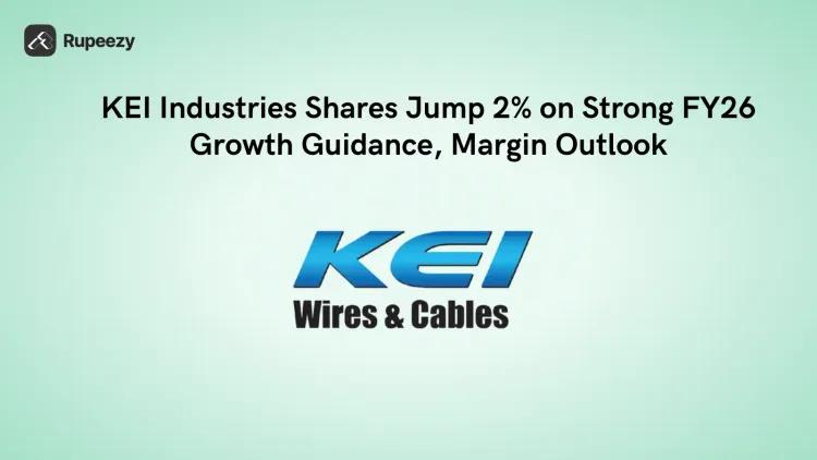 KEI Industries Shares Jump 2% as Management Reiterates Over 20% FY26 Growth, Margin Expansion