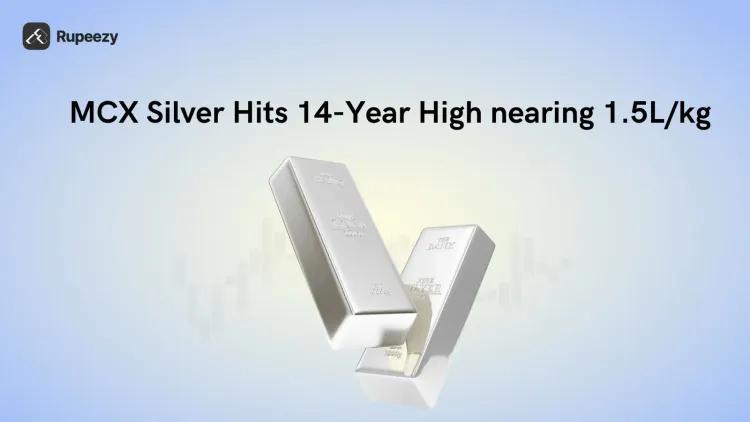 MCX Silver Hits 14-Year High, Nears Rs 1.5 Lakh per Kg