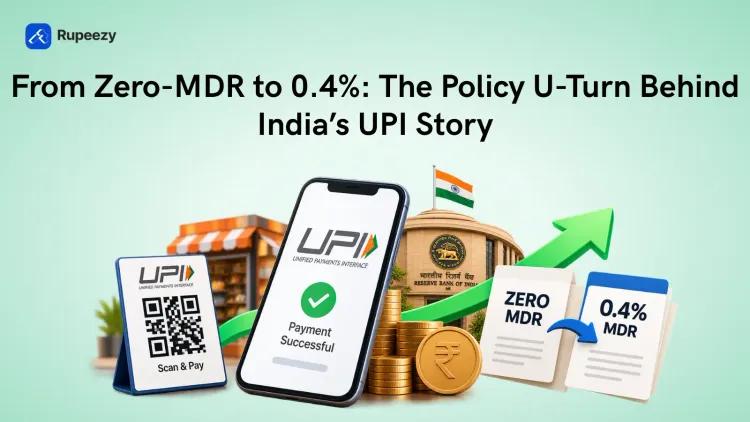 From Zero-MDR to 0.4%: The Policy U-Turn Behind India’s UPI Story

