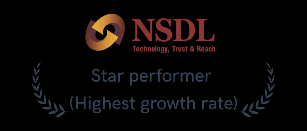 NSDL — Star performer (Highest growth rate)