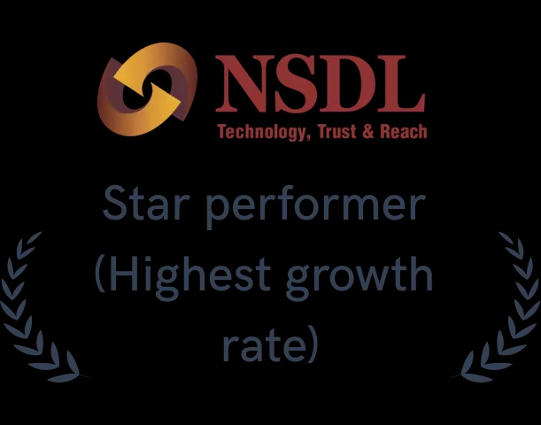 NSDL — Star performer (Highest growth rate)
