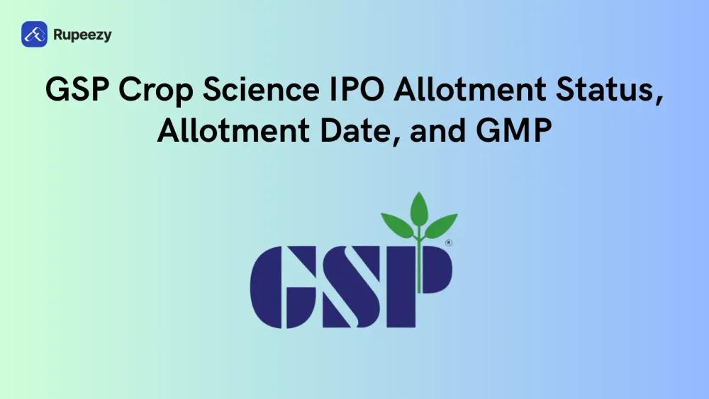 GSP Croop Science IPO Allotment Status Illustration