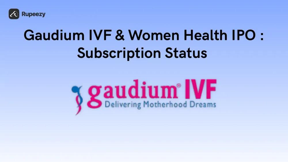 Gaudium IVF & Women Health IPO Subscription Status and Updates illustration