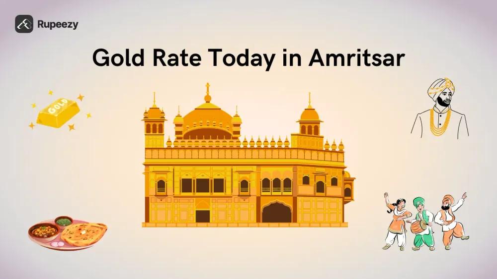 Gold Rate Today in Amritsar Illustration