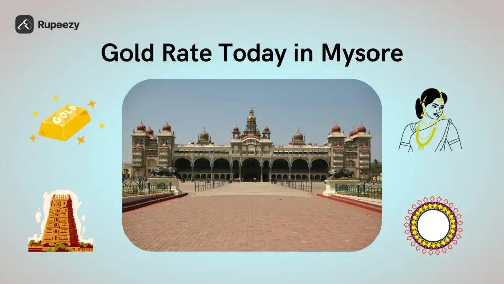 Gold Rate Today in Mysore Illustration