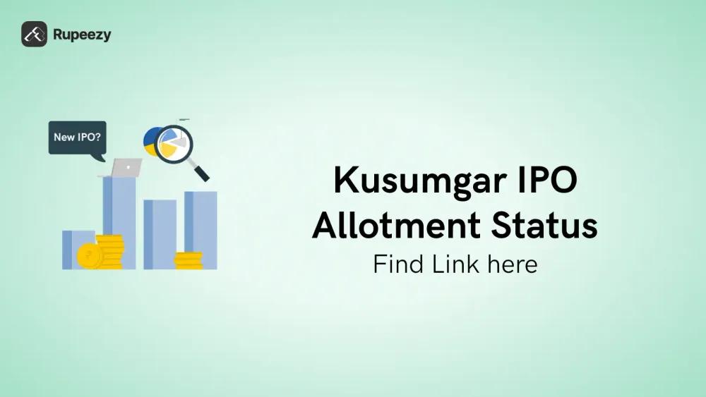 Kusumgar IPO Allotment Status
