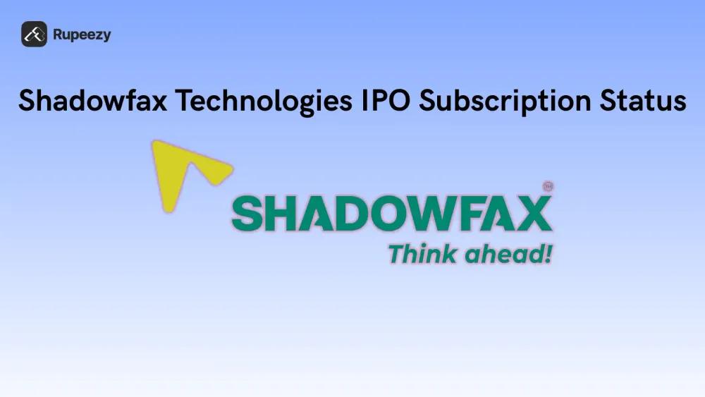 Shadowfax Technologies IPO Subscription Illustration