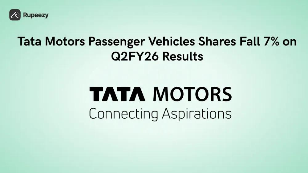 Tata Motors Passenger Vehicles Shares Fall 7% on Q2FY26 Results