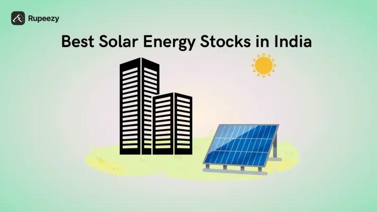 Best Solar Energy Stocks in India 2026